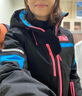 RUNNING RIVER奔流 女士 冬季 戶(hù)外透氣保暖拼色雙板滑雪服上衣A7012N 095黑色 M 曬單實(shí)拍圖