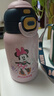 迪士尼（Disney）兒童保溫杯帶吸管寶寶不銹鋼直飲水杯雙飲幼兒園小孩學(xué)生喝水杯子 2158米尼粉  雙飲款 550ml 曬單實(shí)拍圖