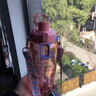 史努比塑料大肚杯帶吸管喝水杯子女生夏季水杯兒童學(xué)生大容量直飲大水壺 粉色1200ML（帶貼紙） 曬單實(shí)拍圖