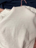 范思藍恩范思藍恩23FS11390 純棉正肩短袖t恤女秋季簡(jiǎn)約黑白純色圓領(lǐng)上衣 白色 XL 曬單實(shí)拍圖