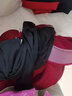 艾舞戈拉丁舞服裝女童舞蹈服套裝少兒表演練功服比賽服女孩拉丁舞裙 黑色連體服+酒紅魚尾裙（長袖） 120 (身高120-130cm) 曬單實拍圖
