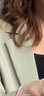 clotho Rennie品牌女裝小西裝外套女短款2025年春秋新款韓版修身顯瘦休閑西服 淺綠色 M 曬單實(shí)拍圖