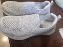 駱駝（CAMEL）女鞋夏季新款運動(dòng)鞋女款薄款飛織網(wǎng)面透氣休閑鞋健步媽媽鞋子 F24B304077，紫丁香，女 36 曬單實(shí)拍圖