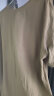 遥渠（YAO QU）短袖T恤男2023夏季新款美式复古ins字母宽松短袖男T恤潮流上衣 咖啡色 2XL 实拍图