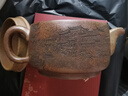 玉頤閣謝師禮宜興紫砂壺純手工茶壺茶具泡茶國(guó)工范錫軍原礦段泥漢瓦 刻繪款 240ml 曬單實(shí)拍圖