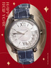 蕭邦（Chopard）張凌赫同款快樂鉆石藍色機械機芯女表33mm表盤七夕禮物官方正品 精鋼表殼（0.25ct） 33mm 曬單實拍圖