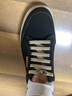 名郎男鞋新品皮鞋男透氣百搭防滑耐磨真皮男士休閑鞋運動(dòng)板鞋潮鞋子男 黑色 【皮鞋尺碼】 42 曬單實(shí)拍圖