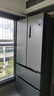 美的（Midea）400L法式多門60cm超薄零嵌入式雙變頻小戶型無霜電冰箱 MR-417WFPE 流蘇銀 曬單實(shí)拍圖