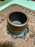 指間陶藝 宜興紫砂功夫茶杯單杯 吳建立刻繪粉漿山水品茗杯主人杯子大號茶盞泡茶碗小茶碗家用茶盅茶道套裝  煙雨江南杯  吳建立作品 曬單實(shí)拍圖