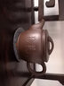 茗茶藝壺 宜興紫砂壺純全手工原礦紫泥漢瓦茶壺茶具 350cc 曬單實(shí)拍圖