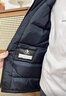 Converse匡威兒童裝25年新款柔軟舒適面包服保暖上衣男女童短款連帽羽絨服 正黑色 140 充絨量約143g 【建議身高128-140cm】 曬單實(shí)拍圖