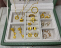 周生生萌芽掛鎖貝母耳釘 5G黃金工藝足金鎖包耳飾 94668E定價(jià) 曬單實(shí)拍圖