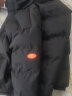 NASA LIKE官方潮牌棉服冬季加厚连帽外套保暖男士棉衣羽绒棉服情侣大码棉袄 黑色 XL（建议120-140斤） 实拍图