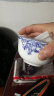 煜乾碗面碗饭碗汤碗吃饭碗祝寿骨瓷景德镇陶瓷青花釉中彩定制寿碗 4.5英寸蓝色寿碗 实拍图