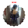 塞德勒晚禮服2025新款宴會(huì)長款藍(lán)色亮片高貴優(yōu)雅連衣裙主持人女端莊大氣 藍(lán)色 L 曬單實(shí)拍圖