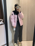 波司登反季冬季羽絨服楊紫同款男女情侶款短款立領(lǐng)新國標(biāo)90絨外套 曬單實拍圖