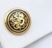 熙妃 男士胸針 復古花紋合金龍騰飛躍徽章 沉穩紳士短針蝴蝶扣 西裝大衣服裝配飾 商務(wù)休閑 單只 曬單實(shí)拍圖