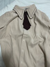 秋水伊人時(shí)尚通勤翻領(lǐng)襯衫冬季新款女簡(jiǎn)約氣質(zhì)長(cháng)袖打底小衫 米色 M 曬單實(shí)拍圖