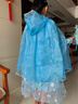 婉凱女童連衣裙可愛(ài)甜心公主裙冰雪奇緣愛(ài)莎公主裙含可拆拖地披紗 愛(ài)莎QUEEN 單裙 110 曬單實(shí)拍圖