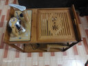 茶桌家用小茶臺客廳茶室實(shí)木移動(dòng)帶輪茶幾茶車(chē)陽(yáng)臺燒水泡茶小桌子燒水壺茶具一體套裝 茶色茶藝茶車(chē)+全自動(dòng)電器+哥窯茶具套裝 曬單實(shí)拍圖