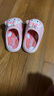 圣閑夏季女童涼拖鞋公主卡通室內防滑浴室洗澡可愛(ài)軟底中小童兒童拖鞋 粉色 26/27碼(內長(cháng)16CM適合2-3周歲) 曬單實(shí)拍圖