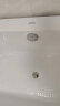 箭牌（ARROW）浴缸 家用成人小户型亚克力浴缸方形日式气泡按摩浴缸坐式泡澡 1.5米普通浴缸【只装下水不含五金进水】 实拍图