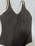 迪卡儂（DECATHLON）泳衣女夏訓練競技顯瘦遮肚連體專(zhuān)業(yè)游泳衣裙大碼女裝 極簡(jiǎn)黑色 (可拆卸胸墊） L /XL/46 曬單實(shí)拍圖