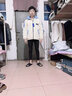 gxmy羊羔絨棉服男士休閑套裝冬季棉衣新款連帽寬松保暖拼接衣服男裝潮 M7米色+圓領(lǐng)毛衣+加絨灰褲 XL 曬單實拍圖