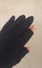 原諒色半指露指手套男秋冬季保暖加絨加厚觸屏騎行快遞電動(dòng)車(chē)開(kāi)車(chē)漏指 升級-加長(cháng)袖 曬單實(shí)拍圖