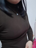 貓人小立領(lǐng)打底衫女內搭可外穿秋冬基礎款簡(jiǎn)約百搭修身長(cháng)袖上衣女 巧克力色 【零碳暖膚 羊毛發(fā)熱 打底衫長(cháng)袖款】 L 【推薦100-120斤】 曬單實(shí)拍圖