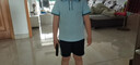 新品卡兔藍貓幼兒園園服夏裝兒童校服套裝小學生班服夏季英倫風短袖老師運動會六一演出服定制產(chǎn) 藍色男童 吊牌130適碼合身高115-125cm 曬單實拍圖
