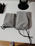 色格（SECAS） 色格 手機(jī)袋子移動電源充電寶保護(hù)套絨布防塵袋數(shù)據(jù)線收納袋束口數(shù)碼小包便攜 單層-大號方形13*18cm 曬單實(shí)拍圖