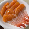 北極甜蝦 刺身去頭去殼30尾 開(kāi)袋即食 壽司三文魚(yú)伴侶海鮮凍蝦 壽司蝦30只 曬單實(shí)拍圖