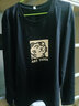 雅鹿長(cháng)袖t恤男純棉春秋季寬松休閑打底衫青少年重磅潮流印花長(cháng)袖男T恤 黑/藝術(shù)虎 2XL ( 建議145斤-160斤可穿 ) 曬單實(shí)拍圖