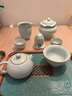 青澹汝窯茶壺茶具景德鎮(zhèn)全手工瓷器云爐壺 云爐壺 不開片汝窯 175ml 曬單實拍圖