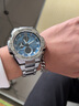 帝茲（DiziziD）鋼鐵電子手表男款學(xué)生運動(dòng)潮流之心新品雙顯表防水情人節送禮物 【品牌翻盒+嘻哈手鏈】銀藍-鋼帶 曬單實(shí)拍圖