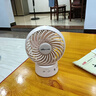小熊（Bear）（Bear）小風(fēng)扇桌面 迷你辦公室宿舍學(xué)生小型風(fēng)扇USB充電小巧便攜式手持電風(fēng)扇 充電便攜【標準款】白色DFS-C09C5 曬單實(shí)拍圖