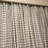 诺罗 日式窗帘北欧ins黑白格子简约现代成品落地飘窗客厅工作室半遮光 格子布普通挂钩款 宽2.5米*高2.5米/1片 实拍图