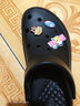 斯凱奇（Skechers）洞洞鞋女士夏季透氣戶外沙灘鞋休閑涼拖鞋111514 全黑色/BBK 38 曬單實拍圖