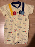 迪迪熊日記（DIDIXIONGRIJI） 嬰兒衣服夏季短袖連體衣薄款夏裝新生兒男寶寶0-3個(gè)月6純棉衣服1 短袖愛(ài)爸爸 80cm 曬單實(shí)拍圖