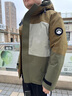 雅鹿冬季沖鋒衣羽絨服男女三合一兩件套2023年戶外工裝登山服潮流 A617粽灰綠色 XL 約155-170斤 曬單實拍圖