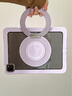 ROISKIN720°支點(diǎn)殼ipadair6保護套帶筆槽11寸pro2024防彎摔透明第7/8/9/10代Air6/5/4/3蘋(píng)果平板保護殼13 水晶紫 無(wú)筆槽【720°橫豎旋轉支架丨防摔防彎】 iP 曬單實(shí)拍圖