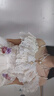 閃動(dòng)少女花神芙洛拉 lolita裙 刺繡夏季洛麗塔花嫁裙華麗甜美JSK蘿莉塔LO jsk+肩帶+蝴蝶結+花丸罩紗+項鏈 L 曬單實(shí)拍圖