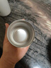 富光控溫保溫杯男款男生水杯學(xué)生上學(xué)便攜316不銹鋼男士泡茶杯子 優(yōu)雅白 450ml 曬單實(shí)拍圖