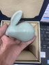 燕窯鈞瓷 陶瓷家居擺件 新房搬遷禮品 新中式復古風(fēng) 十二生肖創(chuàng  )意 天青色 兔子 曬單實(shí)拍圖
