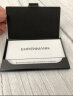 EHRENMANN防指纹 钛钢名片夹 男女 商务 时尚超薄金属名片盒 名片卡包卡盒 银色 实拍图