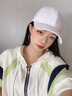 NPZ運(yùn)動(dòng)套裝女春夏薄款女裝時(shí)尚韓版潮流寬松蝙蝠袖連帽衛(wèi)衣兩件套女 白色 M .95-110斤 曬單實(shí)拍圖