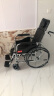 鱼跃（yuwell）居家护理型轮椅H008B 半躺全躺型带坐便器椅餐板钢管加固 手动折叠老人轮椅车 实拍图
