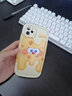 蘋果6plus/6splus手機殼可愛黃色奶酪卡通防摔硅膠軟6plus女肥皂殼全包氣墊保護套 海綿寶寶-肥皂殼+支架+手鏈 蘋果6splus 曬單實拍圖