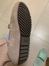 OZZEG澳洲豆豆鞋女秋夏季鏤空透氣平底單鞋真皮吸汗防滑軟底媽媽鞋一腳 暮粉色 39 曬單實(shí)拍圖